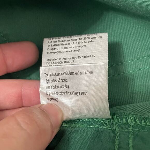 Gerard Darel Maya Cigarette Skinny Pants Jade Green Size FR 40 / Fits 31" Waist - Picture 6 of 12